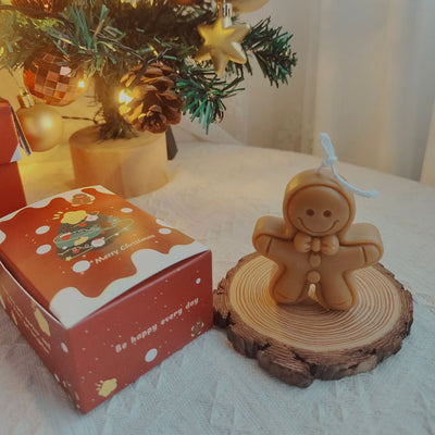 Olivenorma Christmas Cake Cookie Model Candle