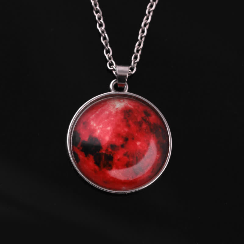 Glowing Full Moon Necklace