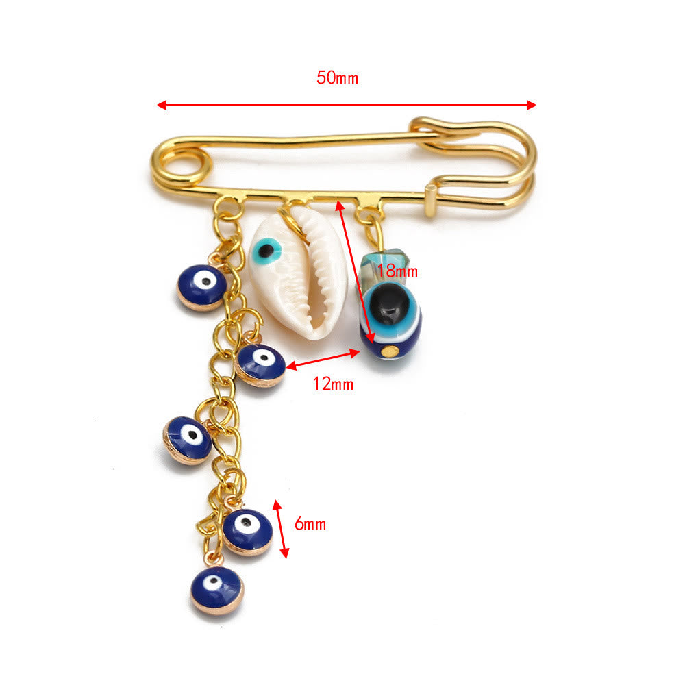 Olivenorma Evil Eye Hamsa Series Brooch