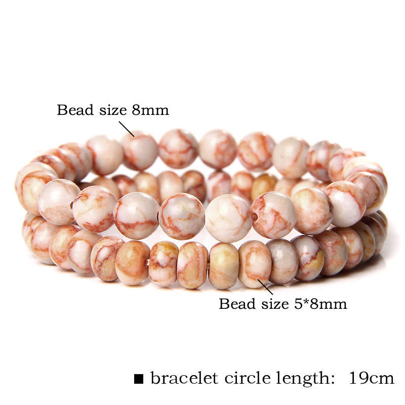 Olivenorma Beaded Jewelry For Man Double Layer Bracelet Set