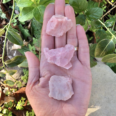 Olivenorma Large Raw Pink Opal Crystal Natural Stone