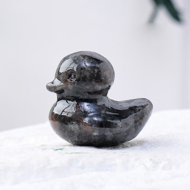 Olivenorma 1.2Inch Quartz Crystal Duck Carving Gemstone Decoration - Yooperlite - image 8
