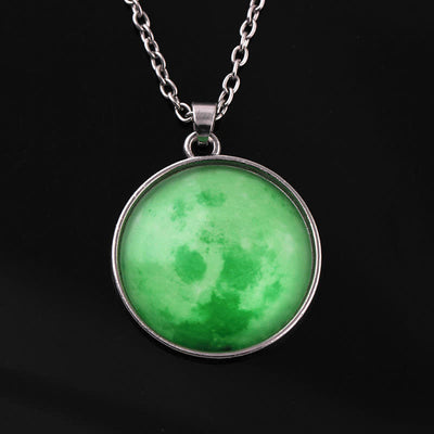 Glowing Full Moon Necklace