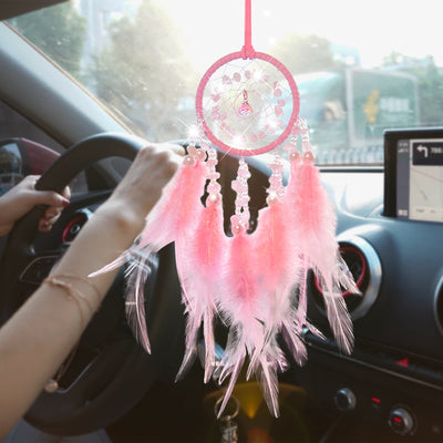 Olivenorma Car View Mirror Hanging Handwoven Dream Catcher