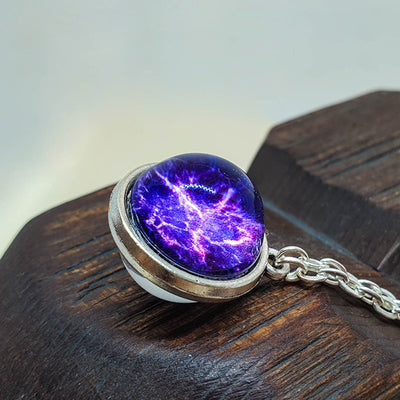 Nebula Pleiades Star Cluster Galaxy Glass Necklace