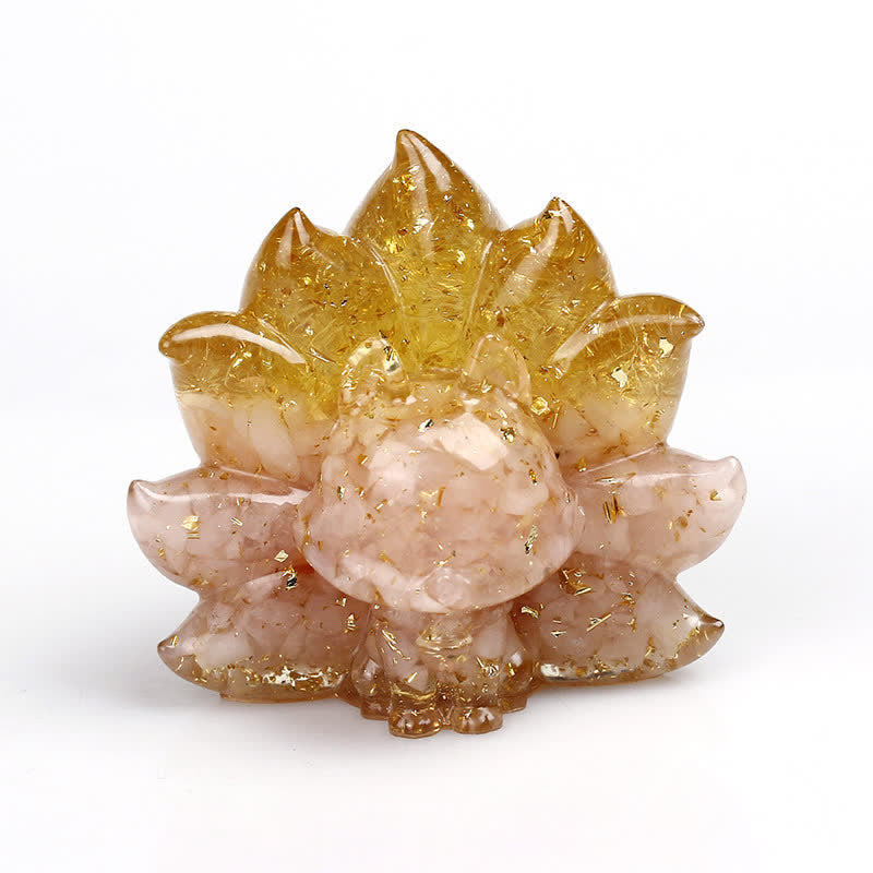 Olivenorma Nine-tailed Fox Gemstone Decoration