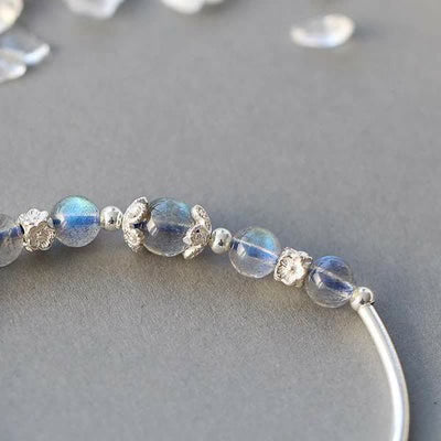 Olivenorma Moonstone Hexagram Bracelet