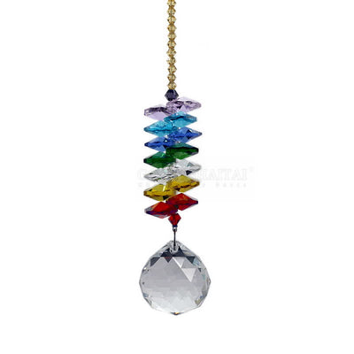 Crystal Sun Catchers Meteor Planet Gemstone Ornament