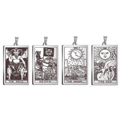 Olivenorma Stainless Steel Tarot Necklaces