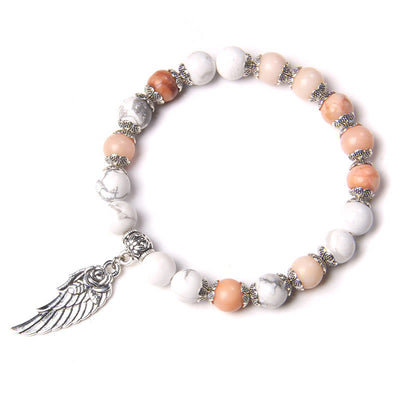 Olivenorma "Peace Energy" - Colors Crystal Agate Wing Bracelet