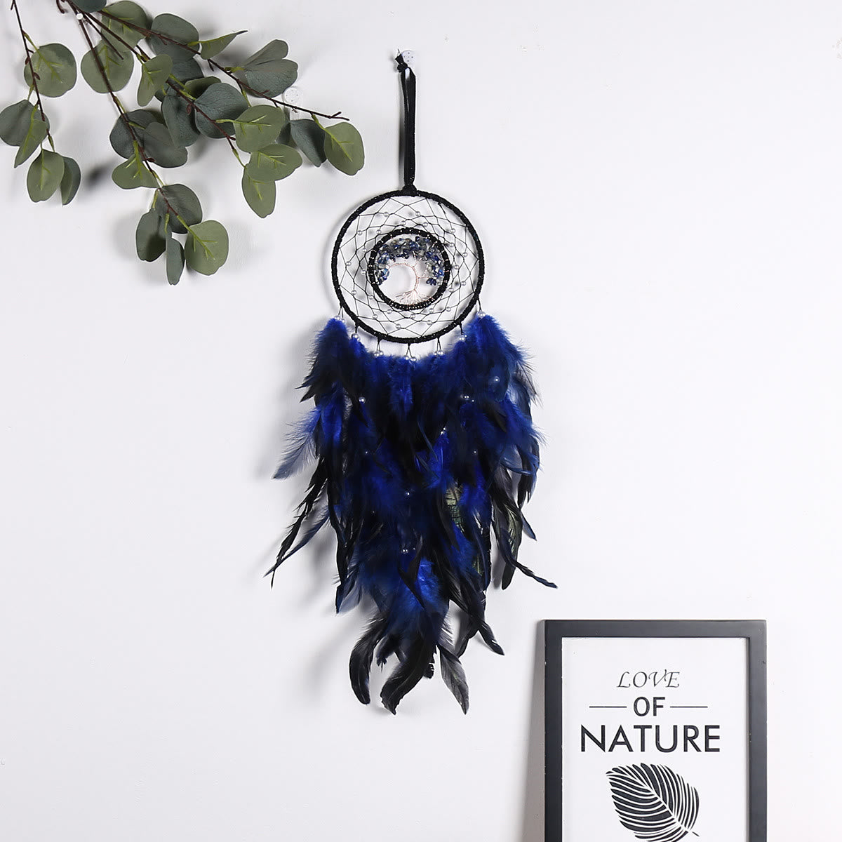 Olivenorma Tree Of Life Blue Sodalite Gravel Dream Catcher