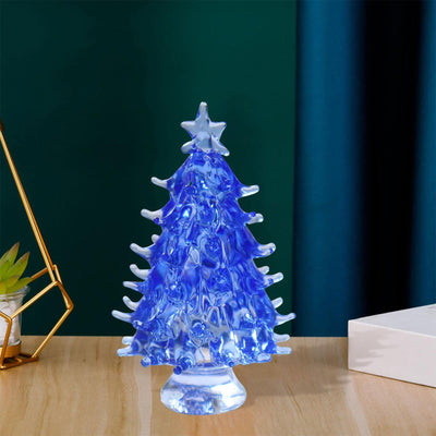 Olivenorma Crystal Glass Christmas Tree Home Gemstone Decoration