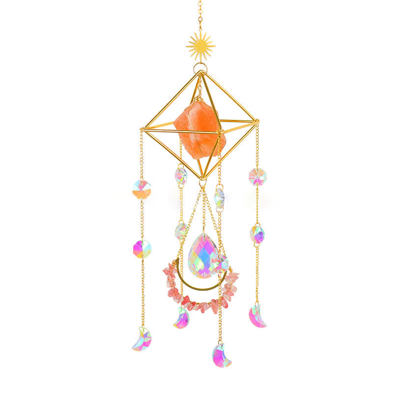 Olivenorma Rainbow Maker Crystal Suncatcher Gemstone Ornament