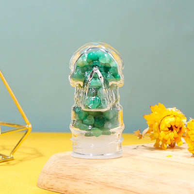 Olivenorma Skull Water Bottle Crystal Decoration