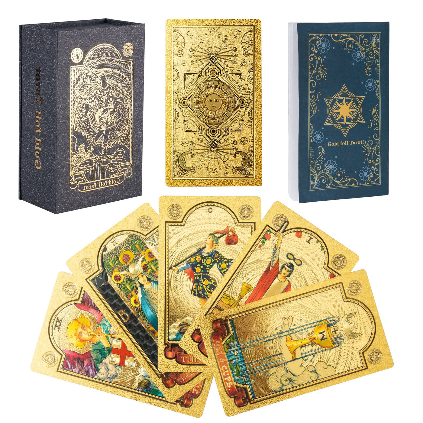 Olivenorma Bronzing Golden Sun Classic Tarot Cards