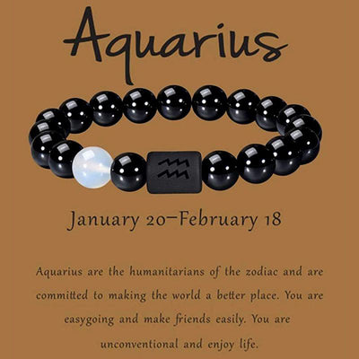 Olivenorma Obsidian Zodiac Lucky Bracelet