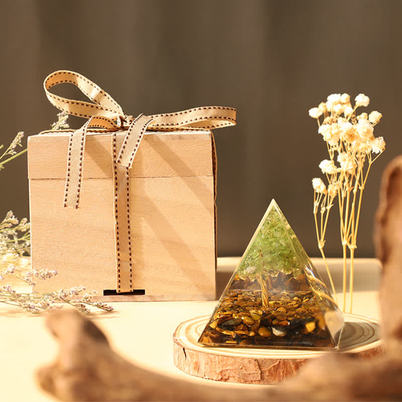 Luxurious Orgone Pyramids Gift Box