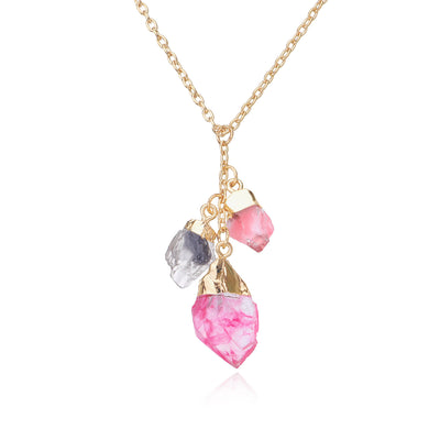 Olivenorma Colorful Crystal Pendant Necklace