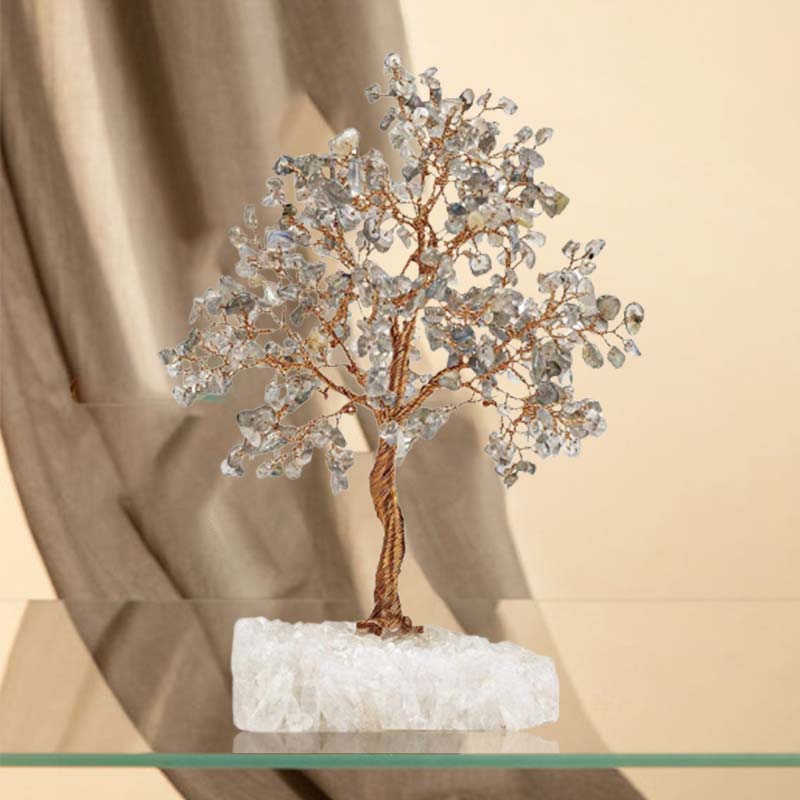 Olivenorma Limitless Potential - Labradorite Stone Feng Shui Tree