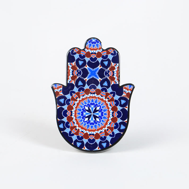 Olivenorma Hamsa Evil Eye Jewelry Tray Plate Coaster