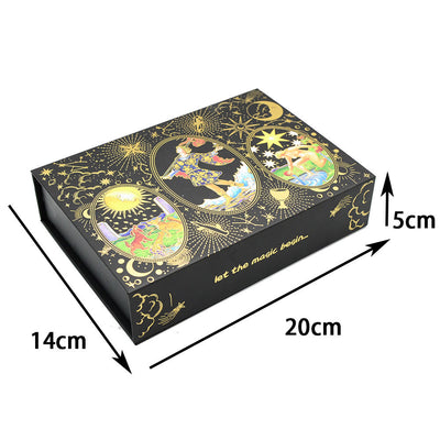 Olivenorma Full Kit Gold Foil Divination Box Set Tarot Deck Cards