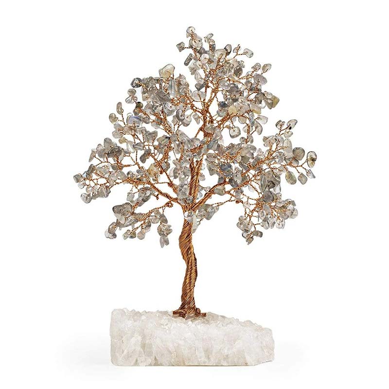 Olivenorma Limitless Potential - Labradorite Stone Feng Shui Tree