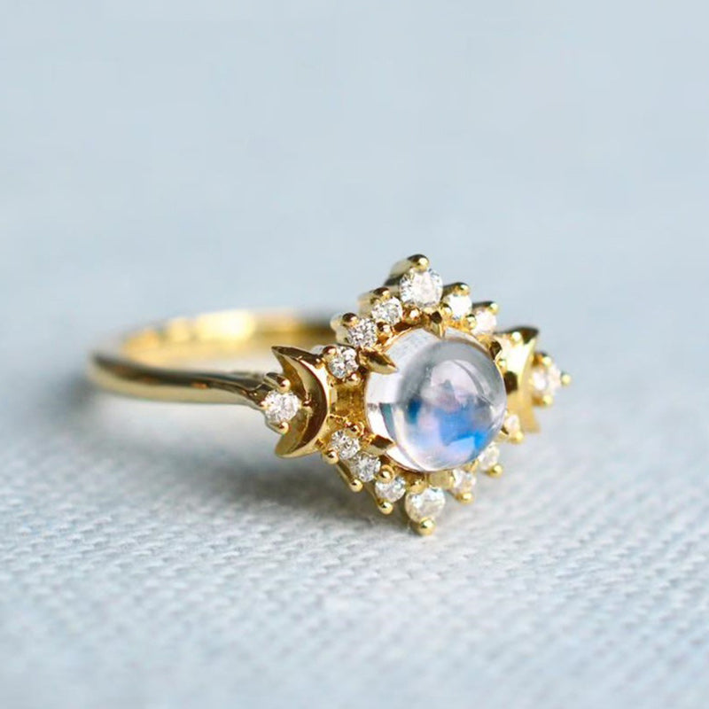Moonstone My Sun and Stars Ring - image 3