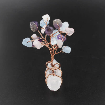 Olivenorma Tree Of Life Healing Crystal Gemstone Decoration