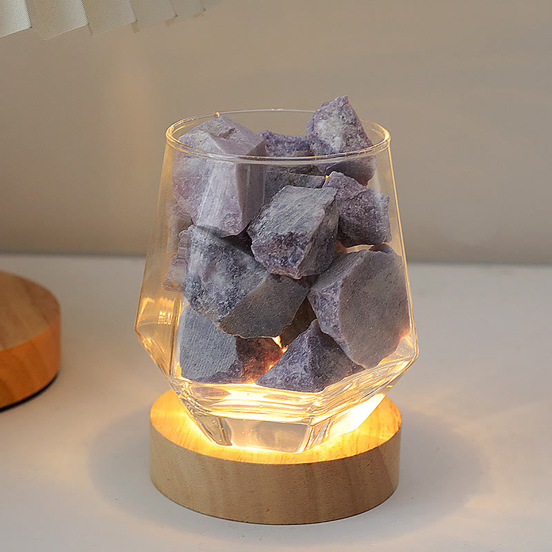 Olivenorma Indoor Crystal Aromatherapy Stone Lampz