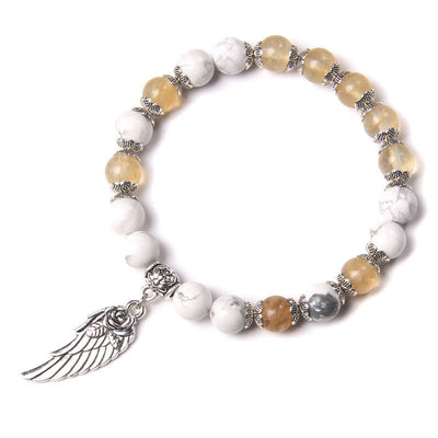 Olivenorma "Peace Energy" - Colors Crystal Agate Wing Bracelet