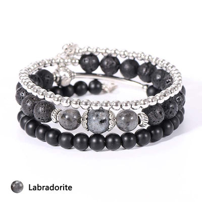 Natural Crystal Protection Stone Bracelet