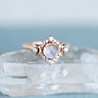 Moonstone My Sun and Stars Ring