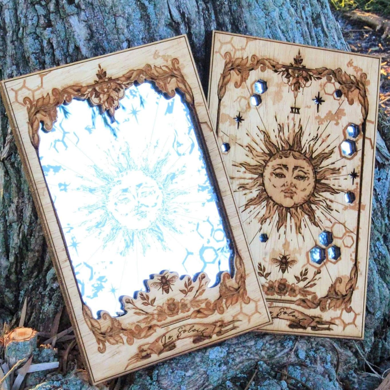 Olivenorma The Sun Tarot Card Mirrors