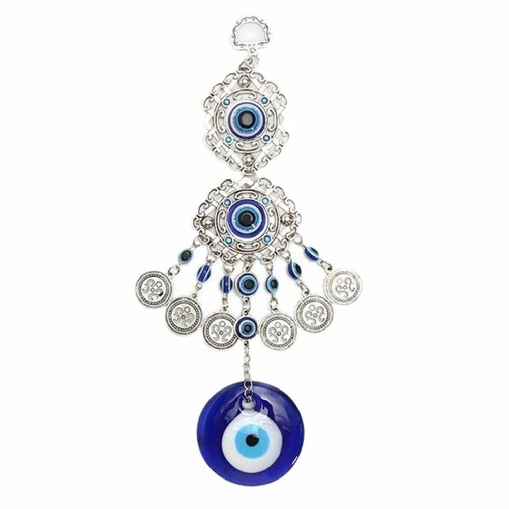 Olivenorma Blue Evil Eye Dream Net Catcher Wall Decor