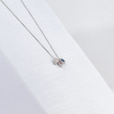 Olivenorma Tears Of Joy 1-8 Teardrop Birthstone Necklace