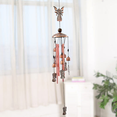 Olivenorma Metal Butterfly Owl Animal Iron Art Hanging Wind Chime