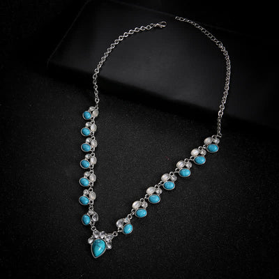 Olivenorma Fashionable Bohemia Turquoise Necklace