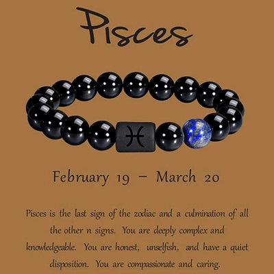 Olivenorma Obsidian Zodiac Lucky Bracelet