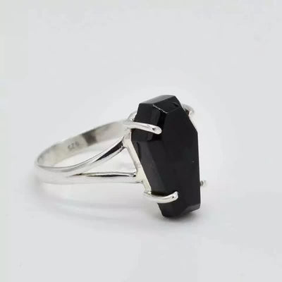 Olivenorma Black Onyx Coffin Ring