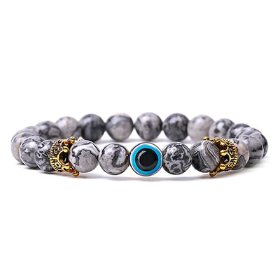 Olivenorma Turquoise With Evil Eye Protection Bracelet