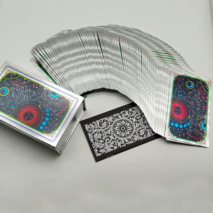 Olivenorma Bronzing Cosmic Red Sun Tarot Deck Cards - image 1