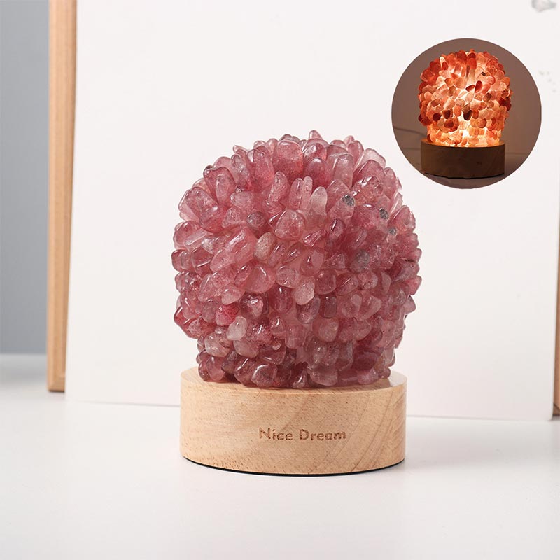 Olivenorma Christmas Crystal Stone Night Light Decoration