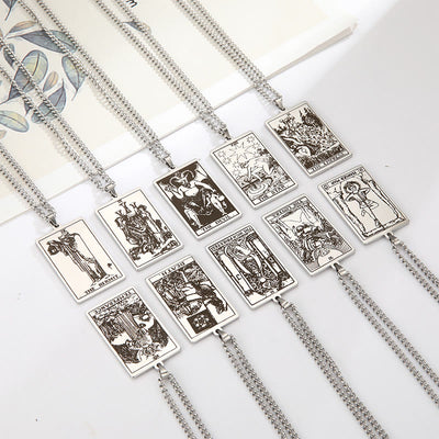 Olivenorma Stainless Steel Tarot Necklaces