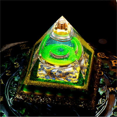 Olivenorma Abundance And Joy- Green Life Orgone Pyramid