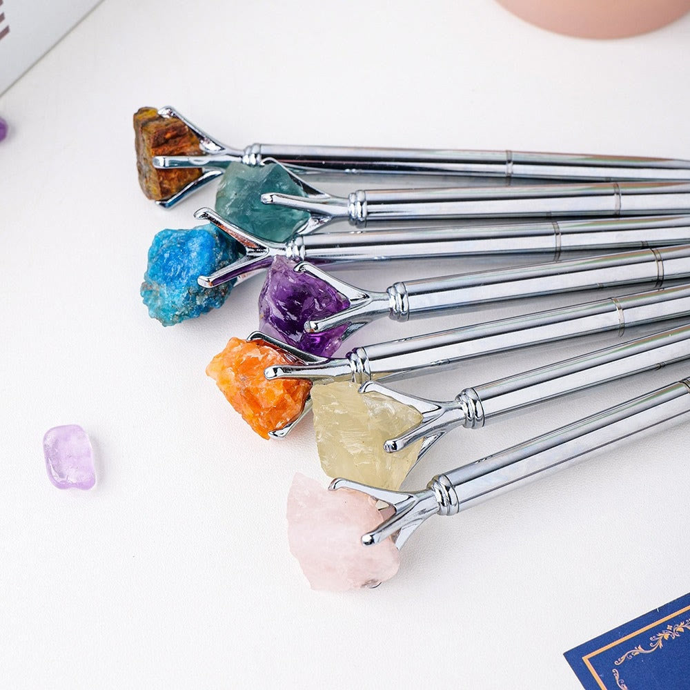 Olivenorma Raw Stone Manifestation Pen Gemstone Decoration - image 30