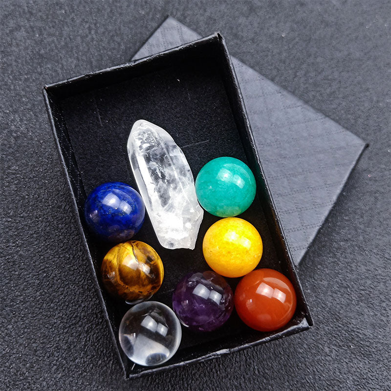 Chakra Rainbow Ball Crystal Set