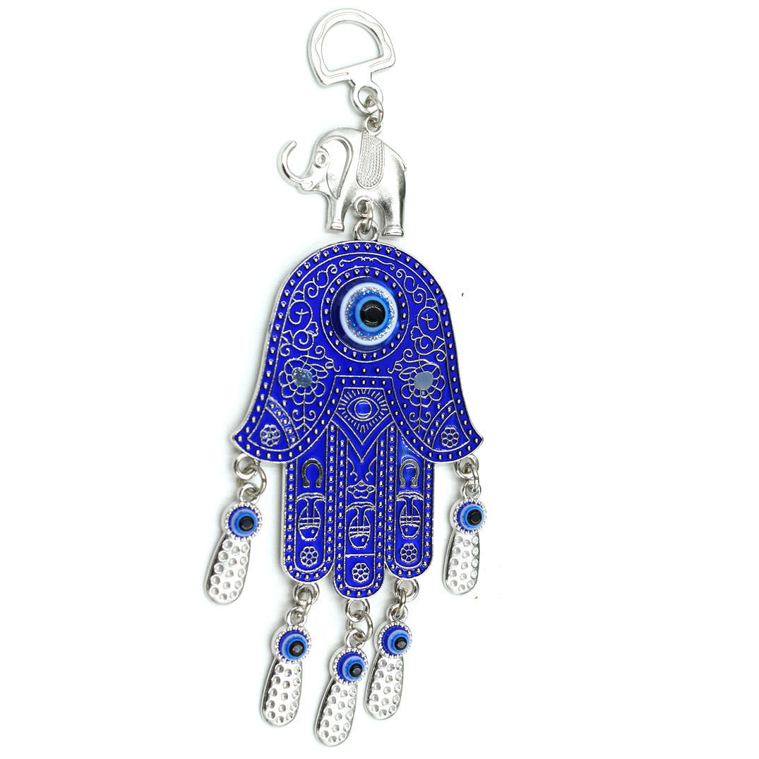 Olivenorma Blue Evil Eye Hamsa Ornament Wall Decor