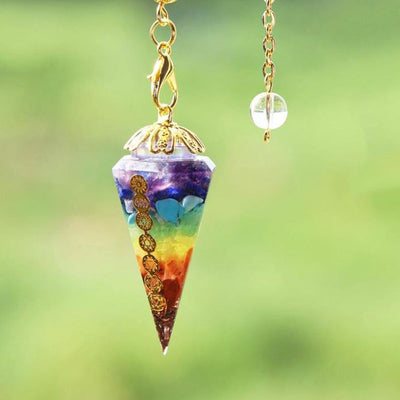 Olivenorma Chakra Orgone Divination Pendulum