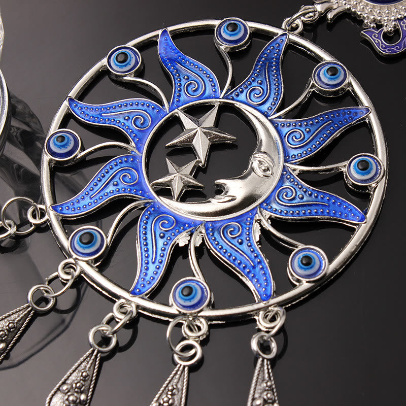 Olivenorma Evil Eye Wind Chime Dream Catcher Wall Decor