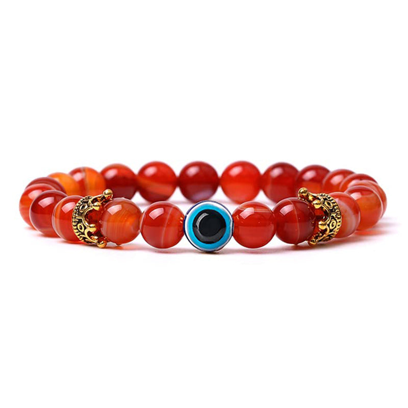 Olivenorma Turquoise With Evil Eye Protection Bracelet